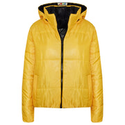 Girls Jackets Kids Reversible Cropped Hooded Padded Puffer Jacket Coat 5-13 Year