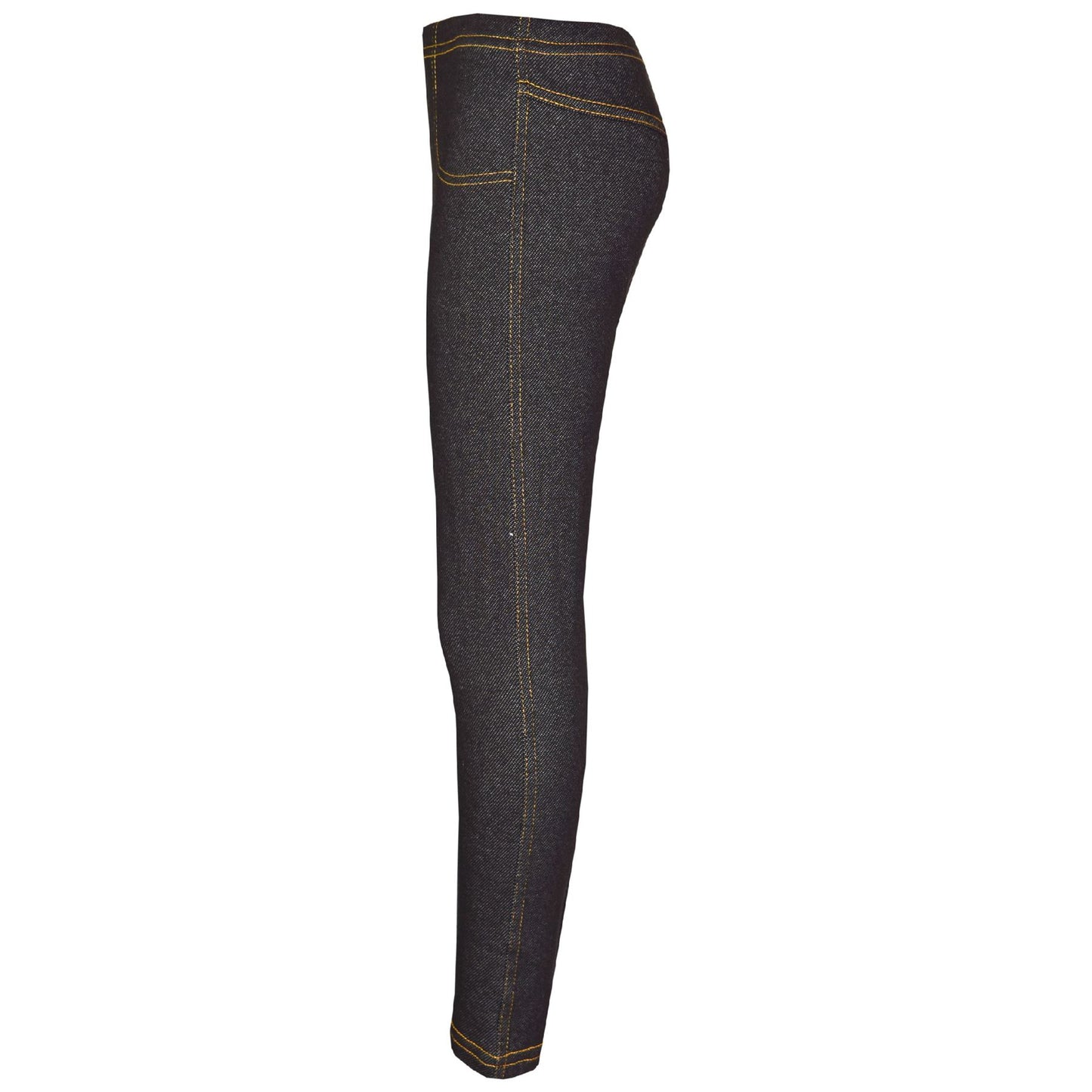 Kids Girls Stretchy Jeggings Black Denim Jeans Pants Leggings Trousers 2-13 Year