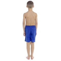 A2Z Kids Boys Beach Plain Swim Lightweight Contrast Thread Detail Boardshorts
