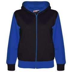 A2Z 4 Kids Unisex Plain Contrast Fleece Tracksuit Hoodie with Joggers Royal Blue Sweatpants Sports Activewear Outfit Set Gifts For Childrens Girls Boys Age 2-3, 3-4, 5-6, 7-8, 9-10, 11-12, 13 Years