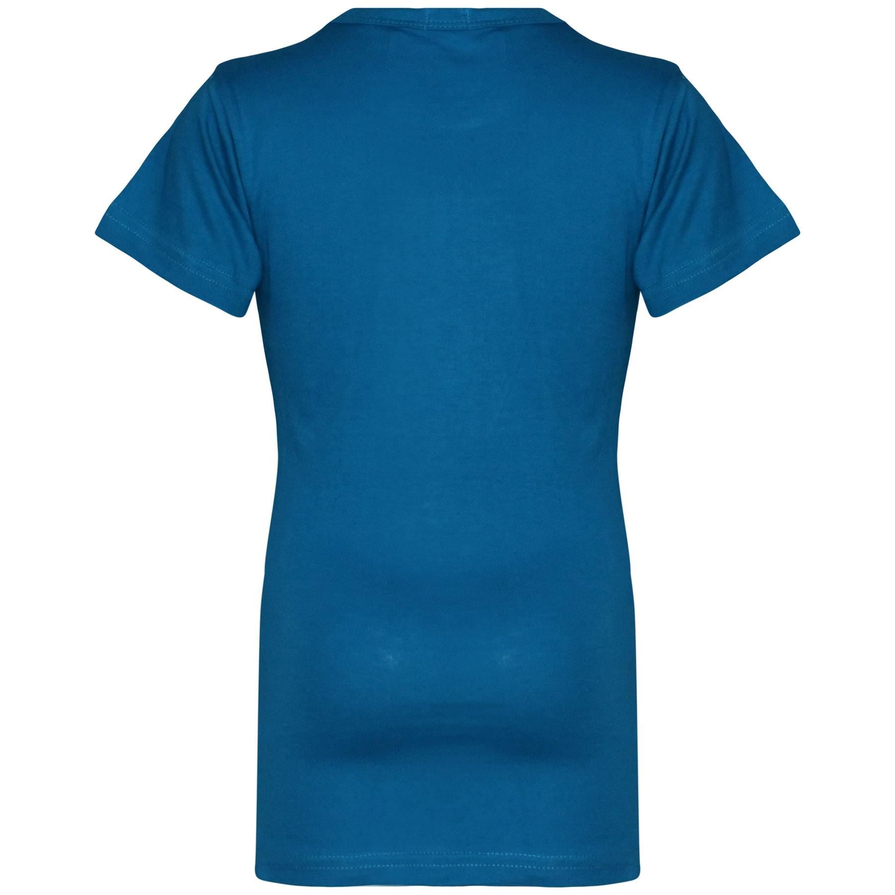 Kids Girls T Shirts Cotton Plain School T-Shirt Top New Age 2-13 Yr - A2Z 4 Kids