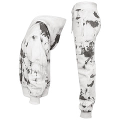 Kids Cropped Tie Dye Tracksuit Hoodie Jogging Sweatpants Girls Age 5-13 Years