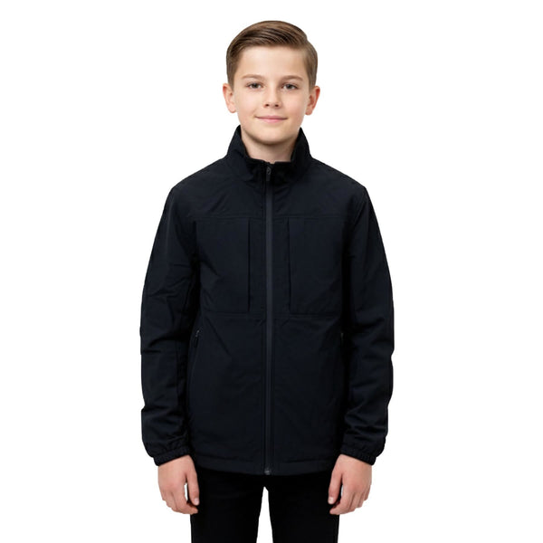 A2Z 4 Kids Boys Softshell Jacket Zip Up Outdoor Coat High Neck School Jackets