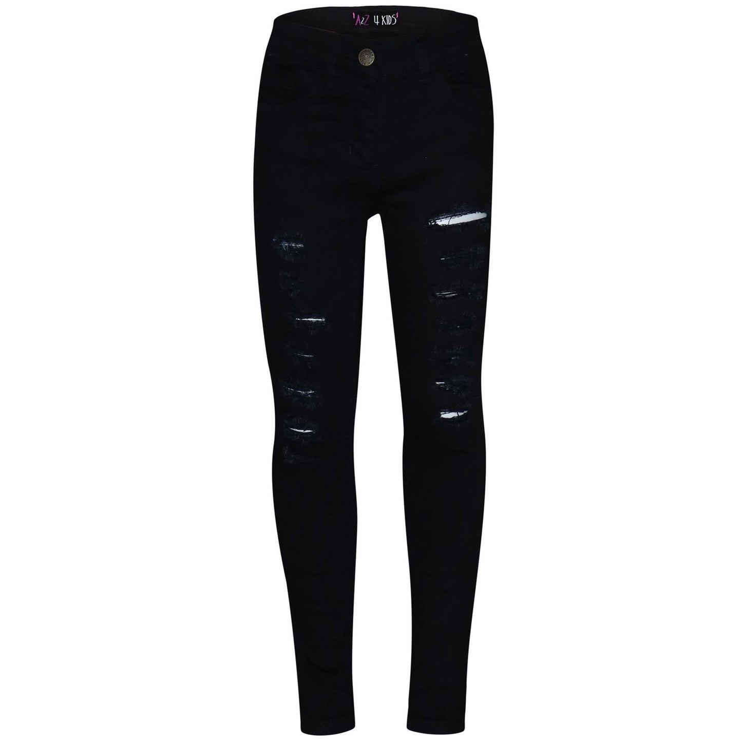 A2Z 4 Kids Girls Jeans Lightweight Ripped Comfort Stretchable Jeans Age 3-14 Years