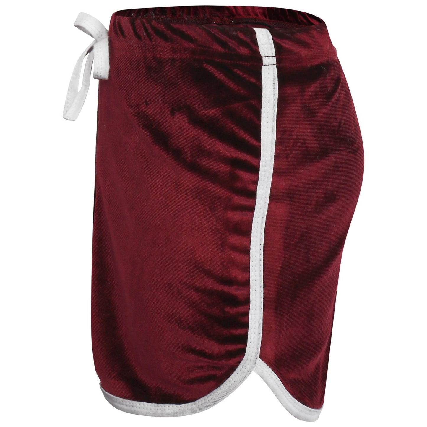 A2Z 4 Kids Girls Velour Crop Top Shorts Set Contrast Taped Outfit Clothing Sets