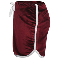 A2Z 4 Kids Girls Velour Crop Top Shorts Set Contrast Taped Outfit Clothing Sets