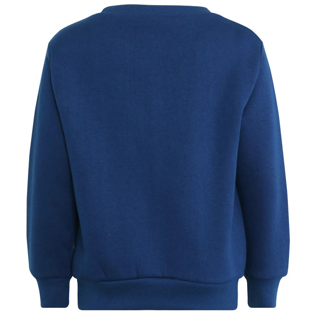 Kids Plain Tracksuit Sweatshirt Set Jumper and Bottoms PE School Girls Boys 2-13