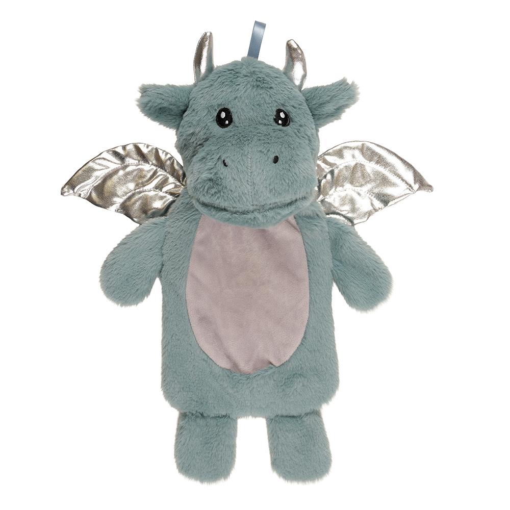 A2Z 750ml Dragon Hot Water Bottle Blue Plush Cover Novelty Winter Warmer Gift
