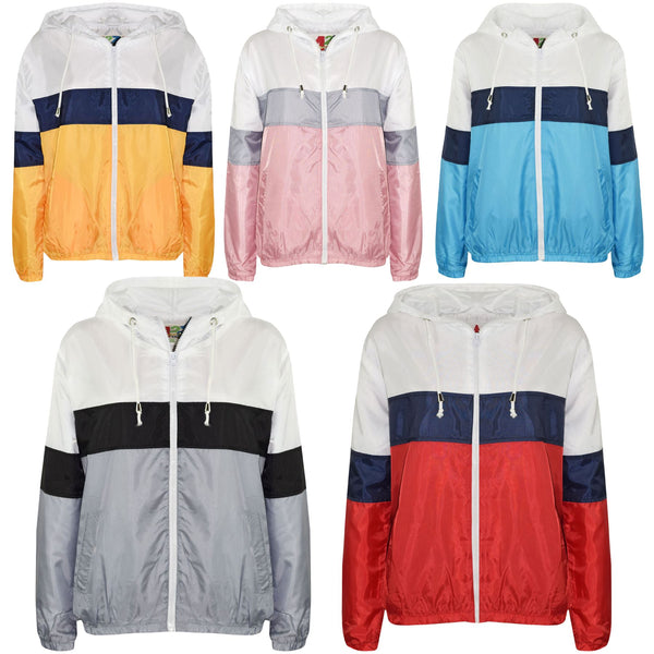 Kids Windbreaker Waterproof Raincoat Hooded Coat Girls Boys Age 5-13 Years