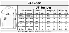Kids Girls Boys Sweatshirt  Plain Crew Round Neck Uniform  Age 2-13 Years