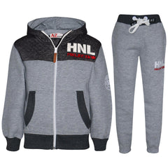 Kids Boys Design Tracksuit Jogging Suit Jacket Top Bottoms Joggers Age 7-13 Year