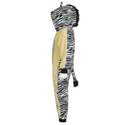 A2Z 4 Kids Unisex 2 Tone Zebra A2Z Onesie One Piece Zebra Cosplay Jumpsuit