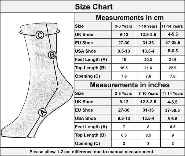 A2Z 4 Kids Pack Of 3 Boys Sports Socks Durable Crew Athletic Comfortable Socks