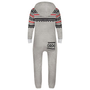 A2Z 4 Kids® Kids Fleece Onesie Girls Boys Aztec Snowflake Print All In One Jumsuit Playsuit Nightwear New Age 7 8 9 10 11 12 13 Years