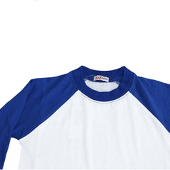 Kids Boys Girls T Shirts Plain Baseball Long Raglan Sleeves Sports Tees 2-13 Yrs