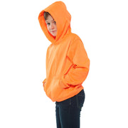 A2Z 4 Kids Girls Boys Sweat Shirt Tops Designer's Casual Plain Neon Orange Pullover Sweatshirt Fleece Hooded Jumper Coats New Age 2 3 4 5 6 7 8 9 10 11 12 13 Years