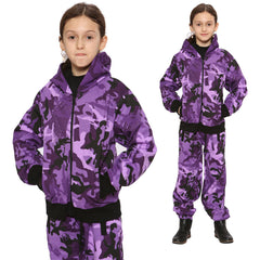 Kids Tracksuit Boys Girls Designer's Camouflage Jogging Suit Top Bottom 5-13 Yr