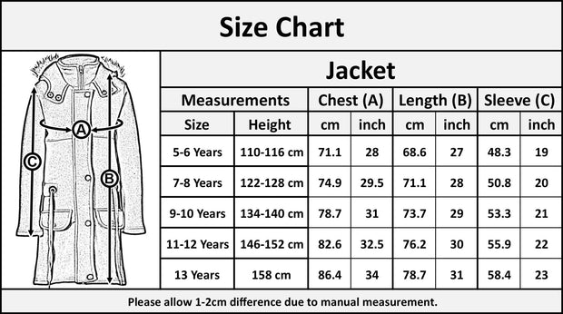 A2Z 4 Kids Grey Parka Jacket Faux Fur Hooded Coat Drawstring Waist Fashion Girls Age 5-13 Years