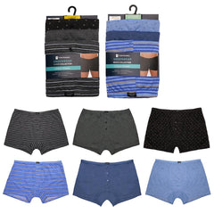 A2Z Mens Plain Trunks Underwear Pack Of 3 Comfortable Fit Lightweight Knickers