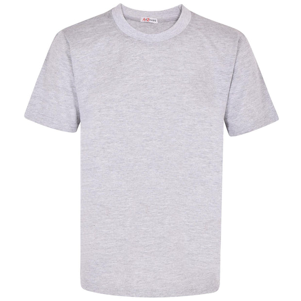 Boys Plain Soft Feel Summer T Shirt Top