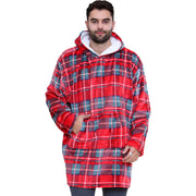 A2Z Unisex Mens Ladies Oversized Kangaroo Pocket Hooded Animal Wearable Blanket