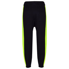 Kids Boys Girls Joggers Contrast Panel Jogging Pants  Casual Trousers 5-13 Years