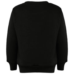 A2Z 4 Kids Black Tracksuit Jumper Sweatshirt Set with Jogger Bottoms PE School Sports Activewear Set Girls Boys Children Age 2-13 years