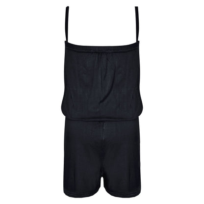 Kids Girls Plain Color Playsuit Trendy Summer All In One Jumpsuit New Age 5-13 Y