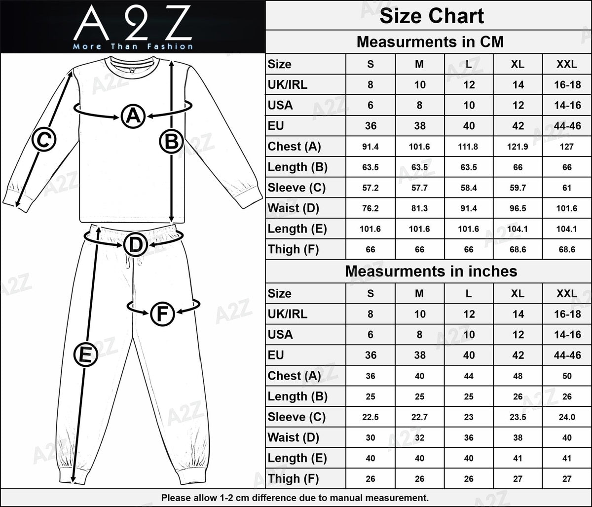 Ladies Cute Soft Cotton PJS Long Sleeve Top and Bottoms for Women Lounge Set