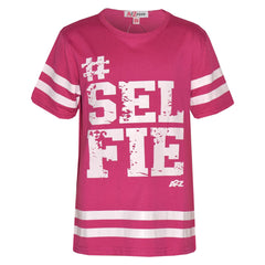 Girls Top Kids Designer's #Selfie Fashion T Shirt Top & Legging Set 7-13 Years