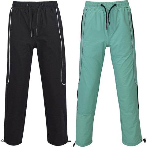 Kids Girls Cargo Trousers Elasticated Waist Drawstring Joggers Activewear Pant