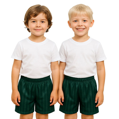 A2Z 4 Kids Shadow Stripe PE Shorts Pack of 2 Football Gym Shorts Age 2-13 Years