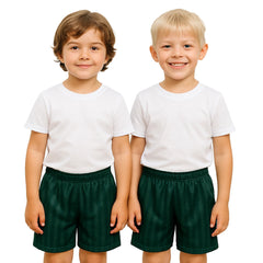 A2Z 4 Kids Shadow Stripe PE Shorts Pack of 2 Football Gym Shorts Age 2-13 Years