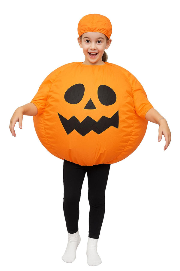 A2Z 4 Kids Unisex Inflatable Pumpkin Costume Halloween Cosplay Blow Up Costume