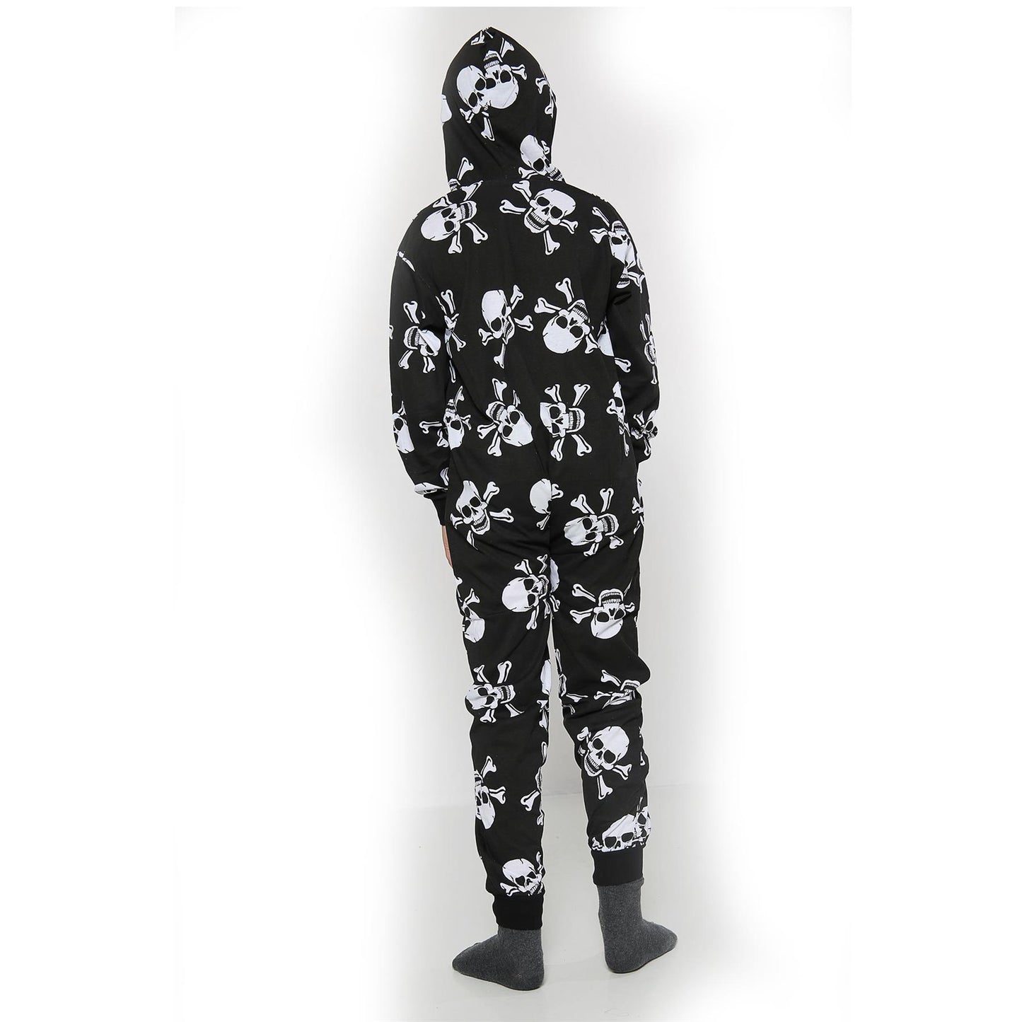 Kids Girls Boys Skull Print Crop Top Legging Skater Dress Halloween Costume 5-13