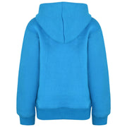 A2Z 4 Kids Girls Boys Sweat Shirt Tops Designer's Casual Plain Blue Pullover Sweatshirt Fleece Hooded Jumper Coats New Age 2 3 4 5 6 7 8 9 10 11 12 13 Years