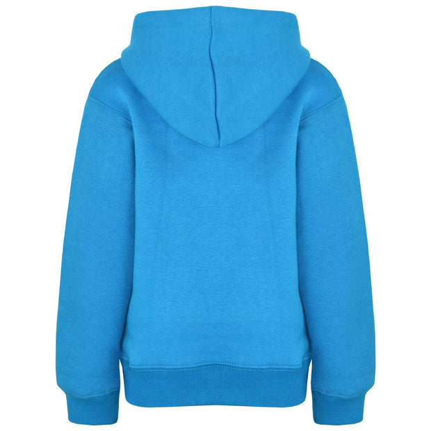 A2Z 4 Kids Girls Boys Sweat Shirt Tops Designer's Casual Plain Blue Pullover Sweatshirt Fleece Hooded Jumper Coats New Age 2 3 4 5 6 7 8 9 10 11 12 13 Years