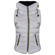 A2Z 4 Kids Girls Boys Sleeveless Hooded Silver Padded Quilted Puffer Bubble Gilet Bodywarmer Jackets For Unisex Age 5-13 Years