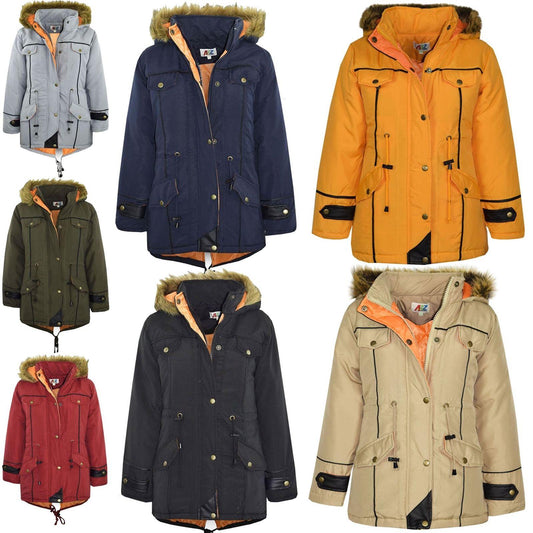 Kids Coat Girls  Parka Jacket Long Hooded Coat Summer Coats New Age 3-13 Years