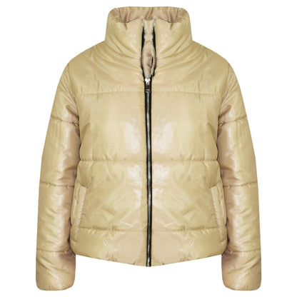 Girls Jacket Kids Wetlook Cropped Padded Quilted Puffer Bubble Jackets Coat 5-13