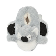 Kids Cute 3D Koala Slippers Soft Plush Warm Non-Slip Sole Cosy Indoor Footwear