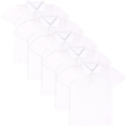 Kids Boys T Shirts Plain Polo Summer Fashion Soft Feel Tank Top & Tees 3-13 Year