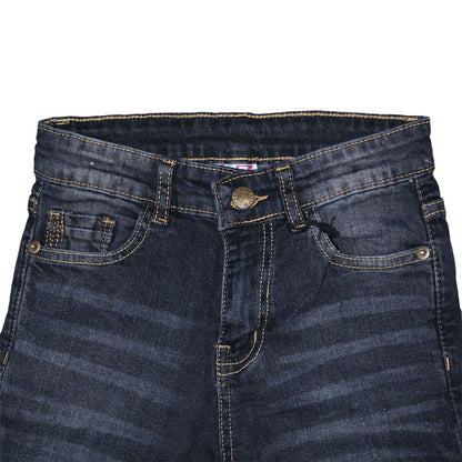 Kids Boys Jeans Designer Unicorn Dab Denim Stretchy Pants Fit Trousers 5-14 Yr