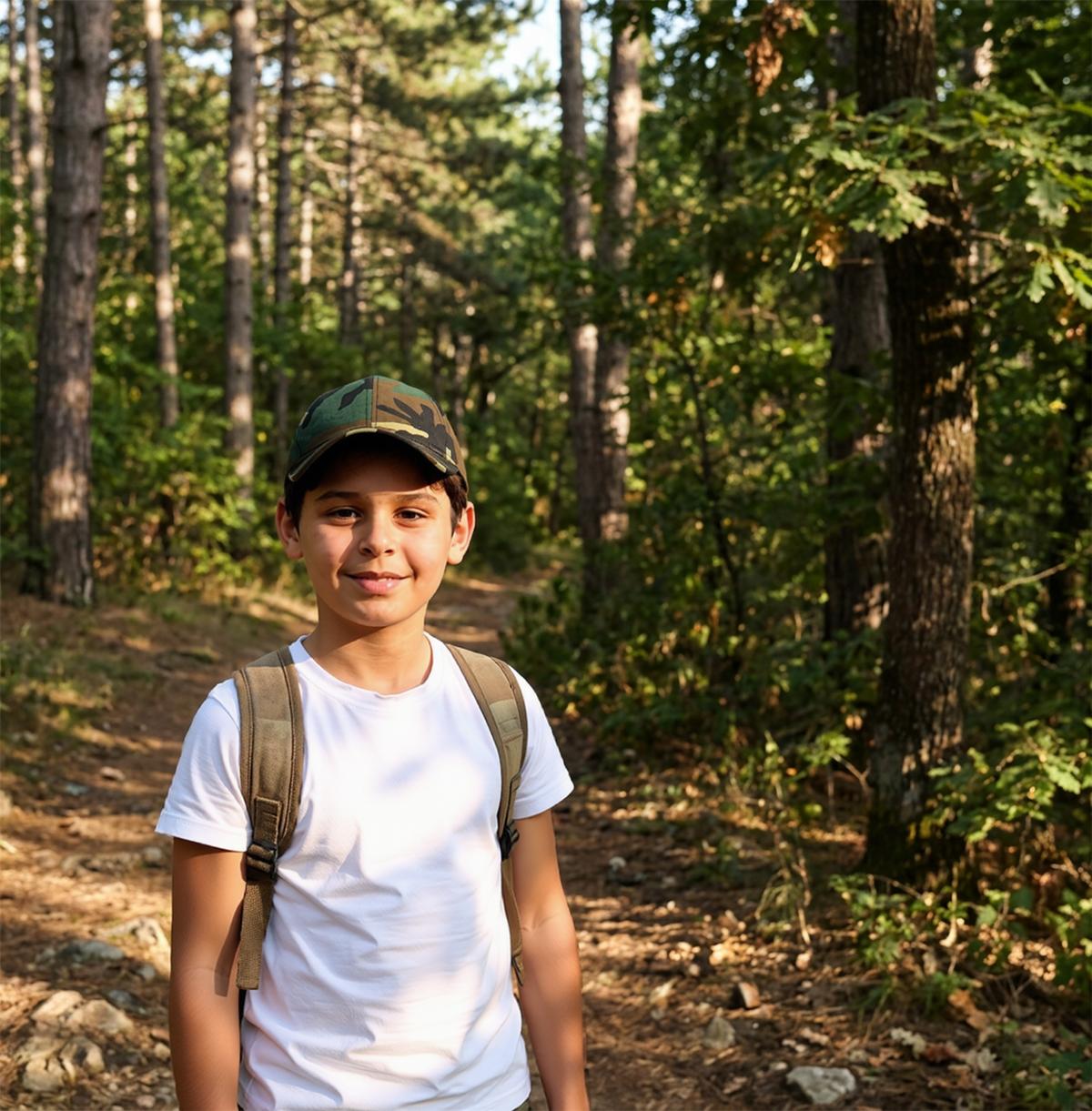 Boys True Camo Baseball Cap Kids Cotton Adjustable Summer Peak Hat Age 3-12