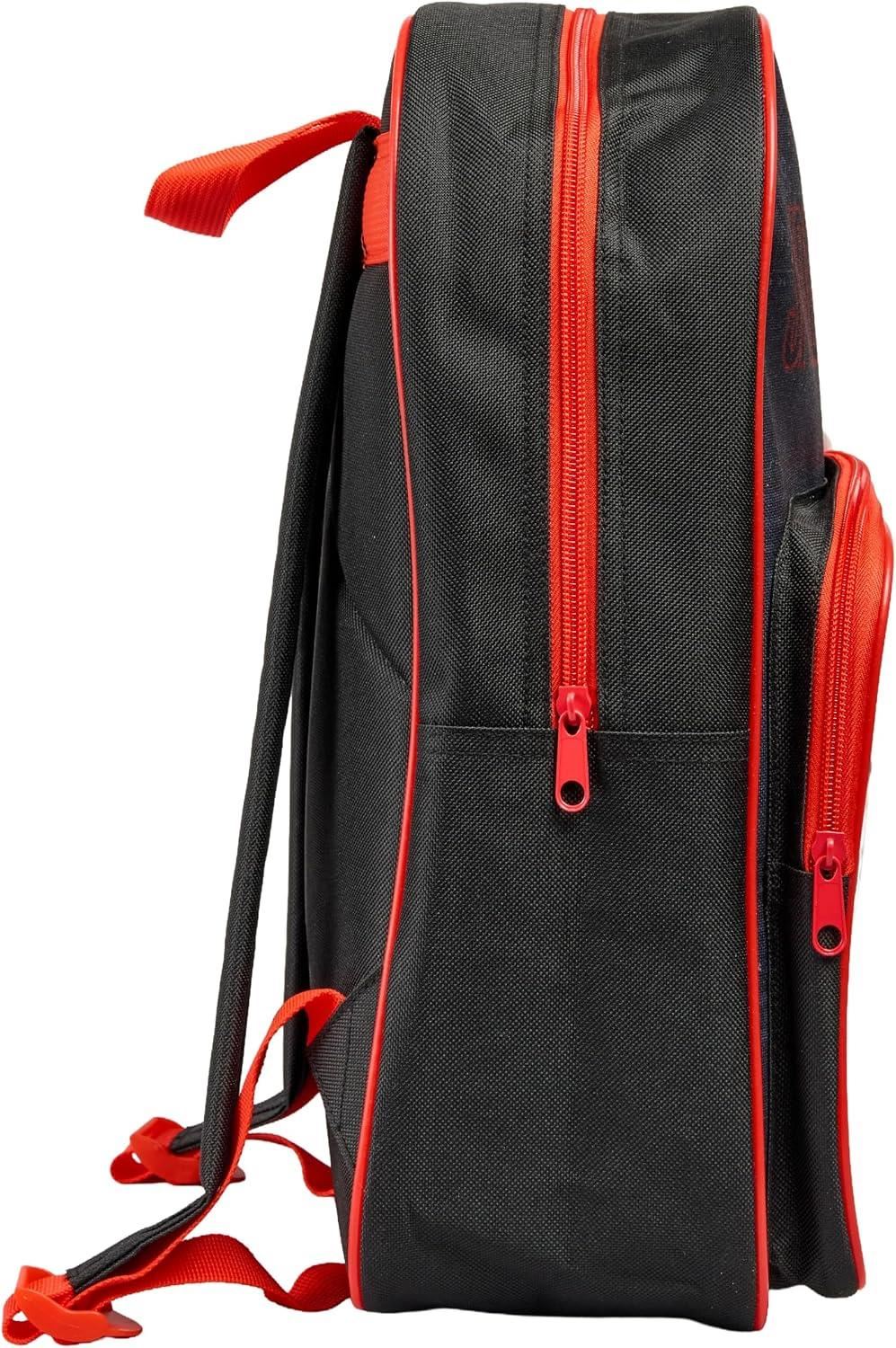 Marvel Spiderman School Backpack Set with Pencil Case Notebook Stickers Keyring