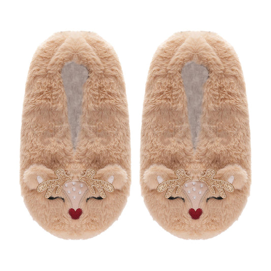 A2Z Ladies Socks Cozy Stylish Animal Novelty Slippers Fluffy Christmas Socks