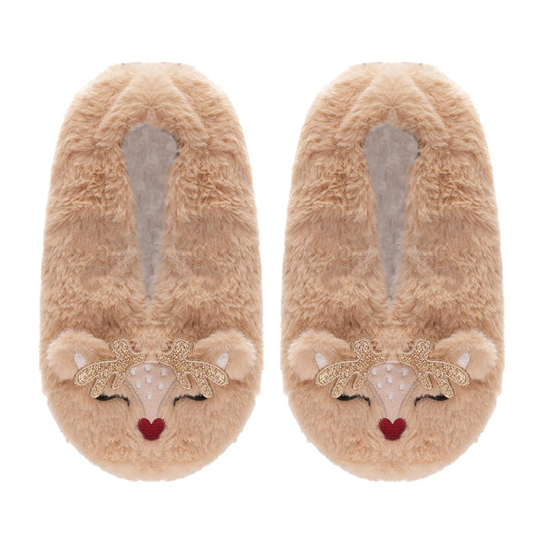 A2Z Ladies Socks Cozy Stylish Animal Novelty Slippers Fluffy Christmas Socks