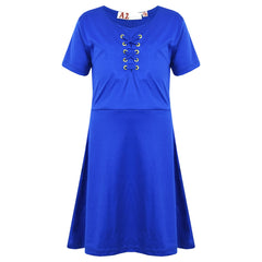Girls Skater Dress Kids Party Fashion Stylish Laces Dresses New Age 5-13 Years