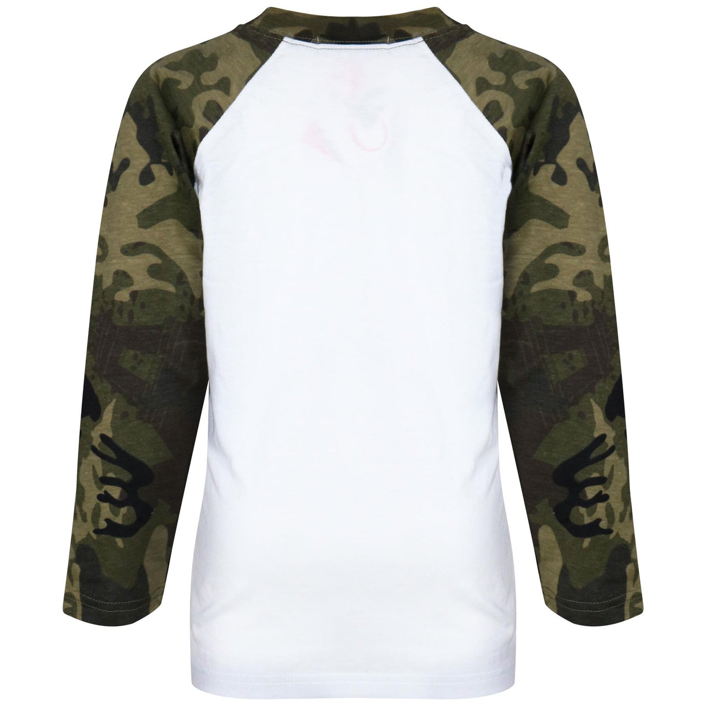 Kids Boys Girls T Shirts Plain Baseball Long Raglan Sleeves Sports Tees 2-13 Yrs