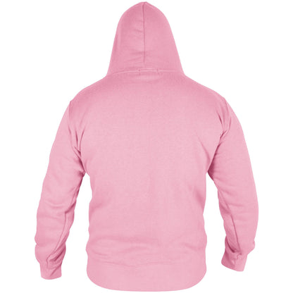 Mens Fleece Plain Zipper Hooded Long Sleeve Sweatshirt For Adults S-4XL